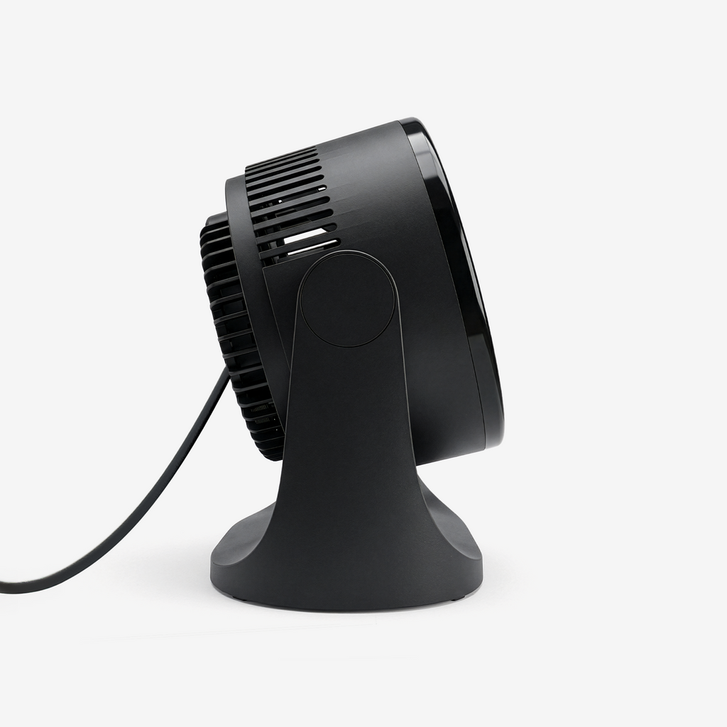 AirFlo Mini™ 11" Turbo Fan - Ultra-Quiet Air Circulator - Black