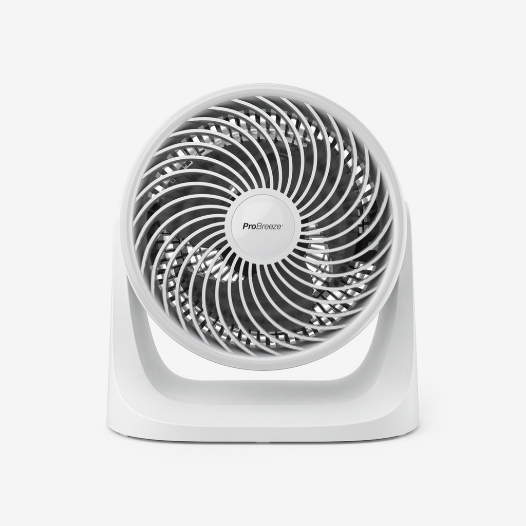 AirFlo™ Mini 11" Turbo Fan - Ultra-Quiet Air Circulator - White