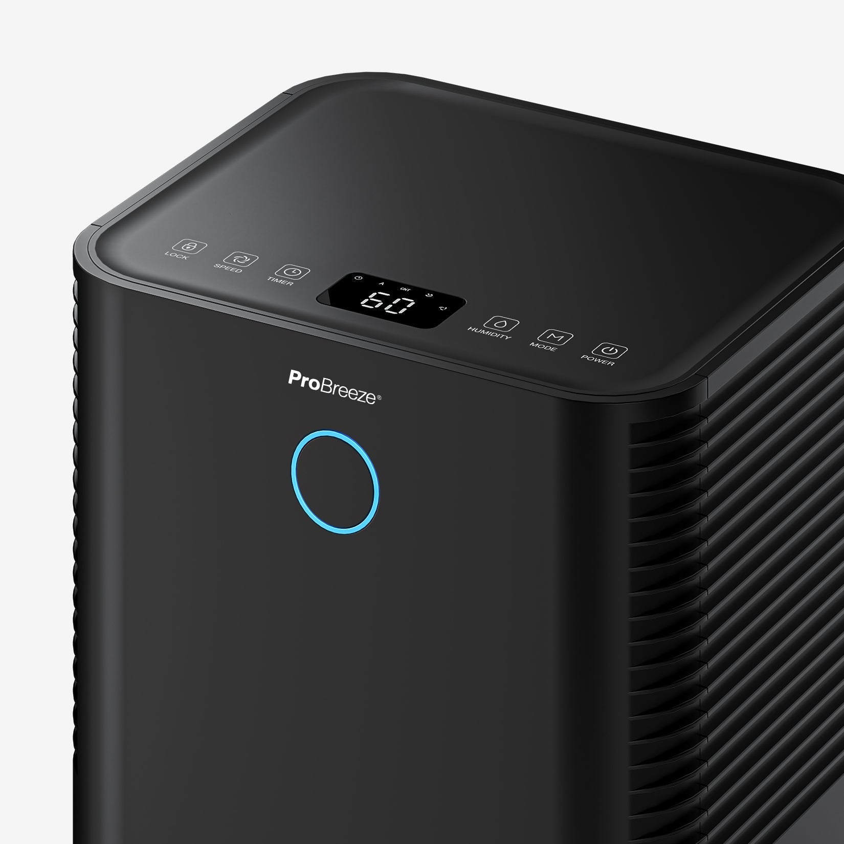 Refurbished - OmniDry 12L Quiet Low Energy Dehumidifier - Black