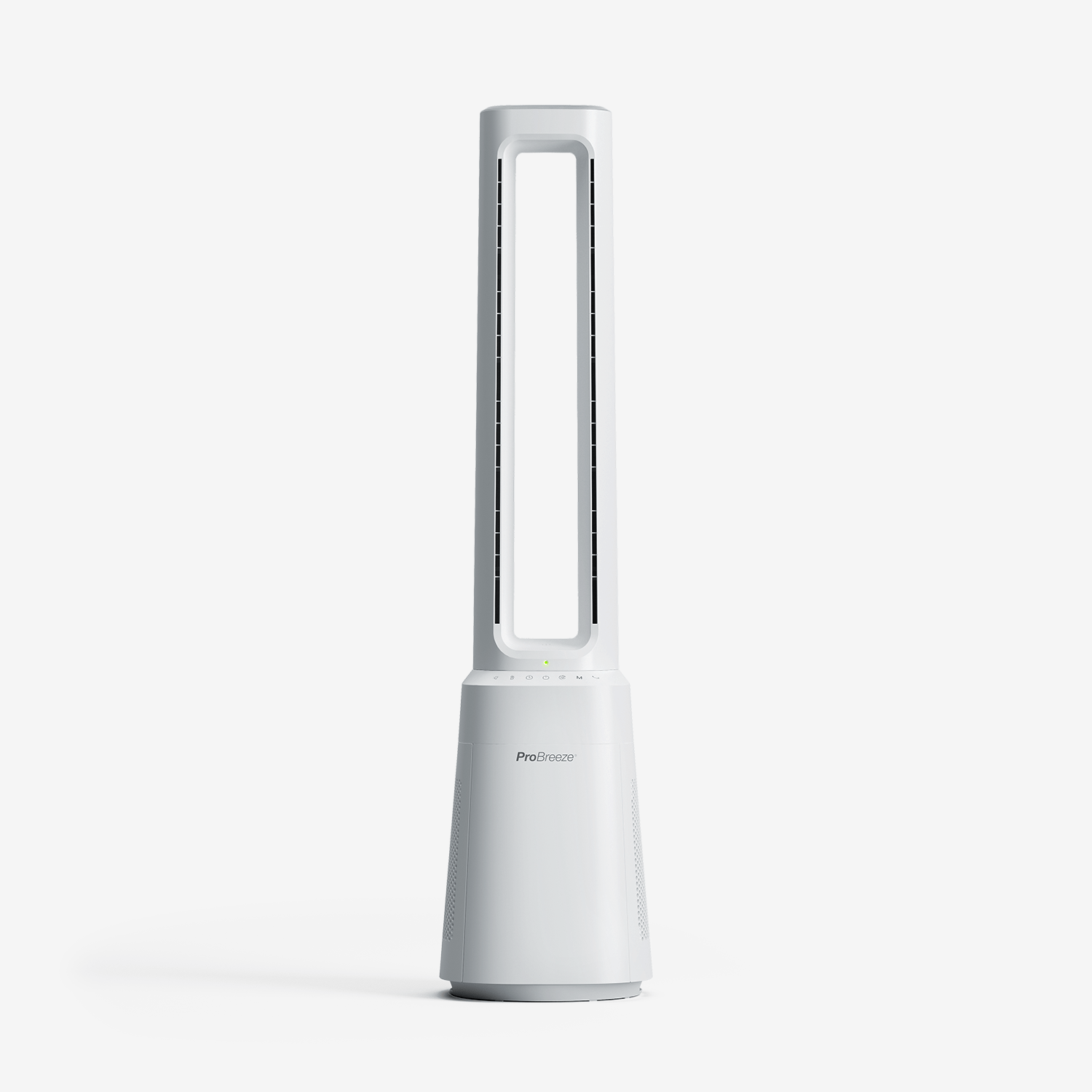 Refurbished - OmniAir 41" Premium Bladeless Tower Fan and Air Purifier - White