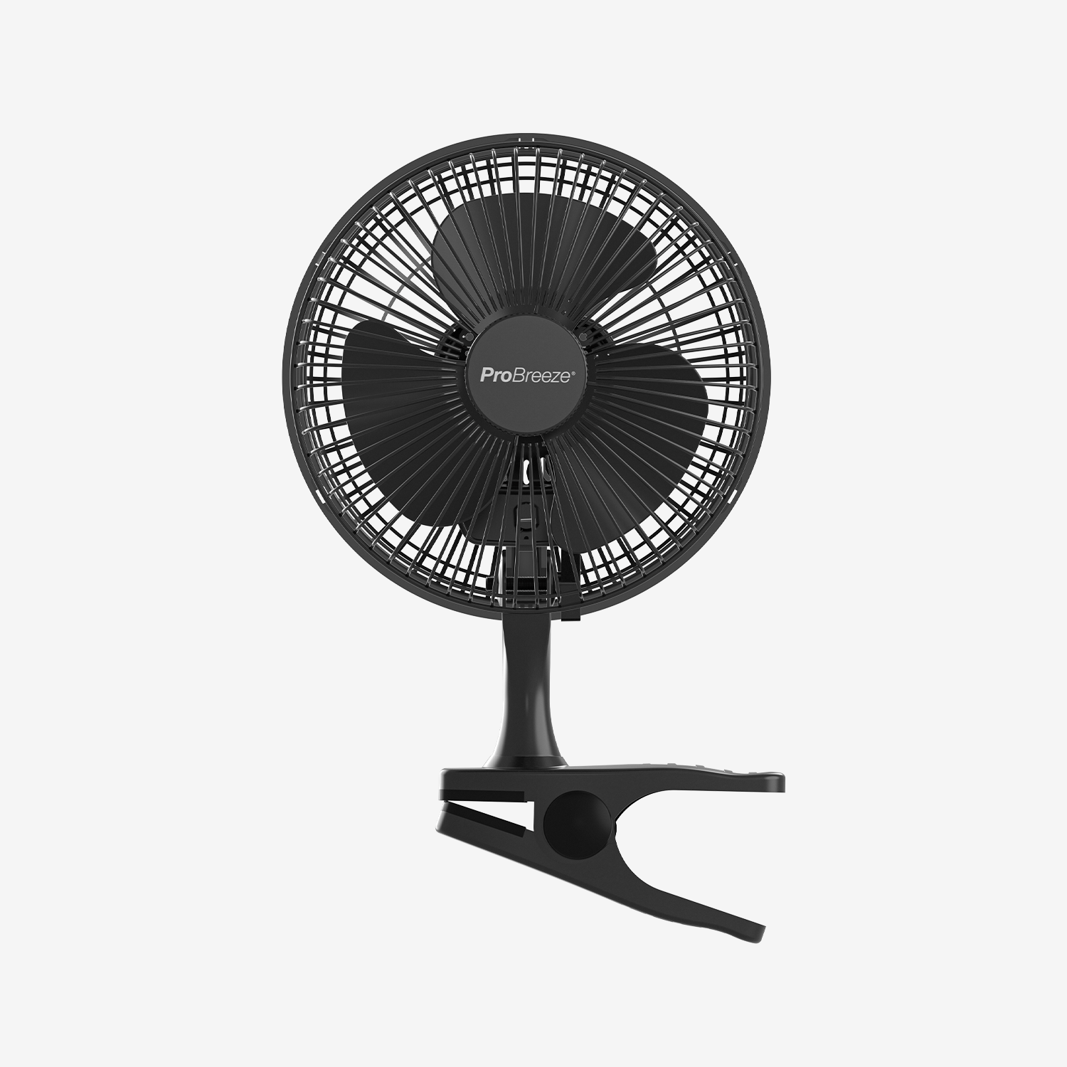 Refurbished - 6" Mini Clip Fan - Ultra Quiet & High Power - Black