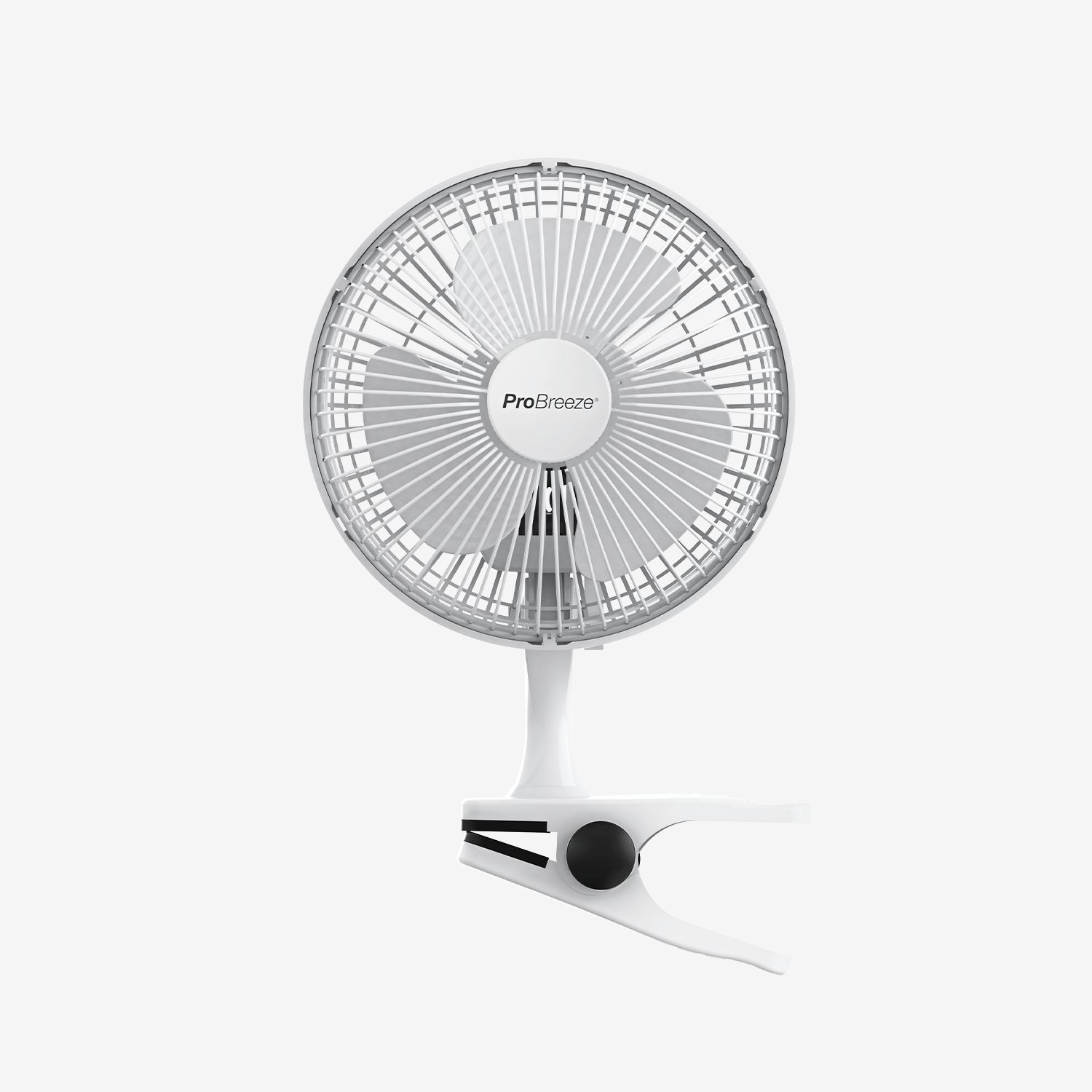 6" Mini Clip Fan - Ultra Quiet & High Power - White