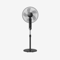 Refurbished - 16" Pedestal Fan with 4 Fan Modes and Remote Control - Black