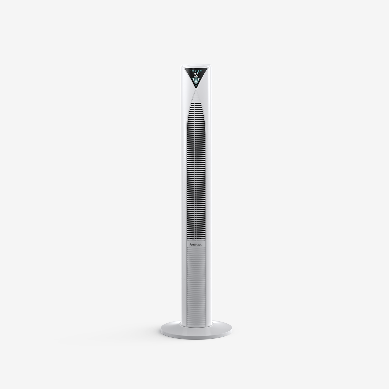 46" Oscillating Tower Fan White