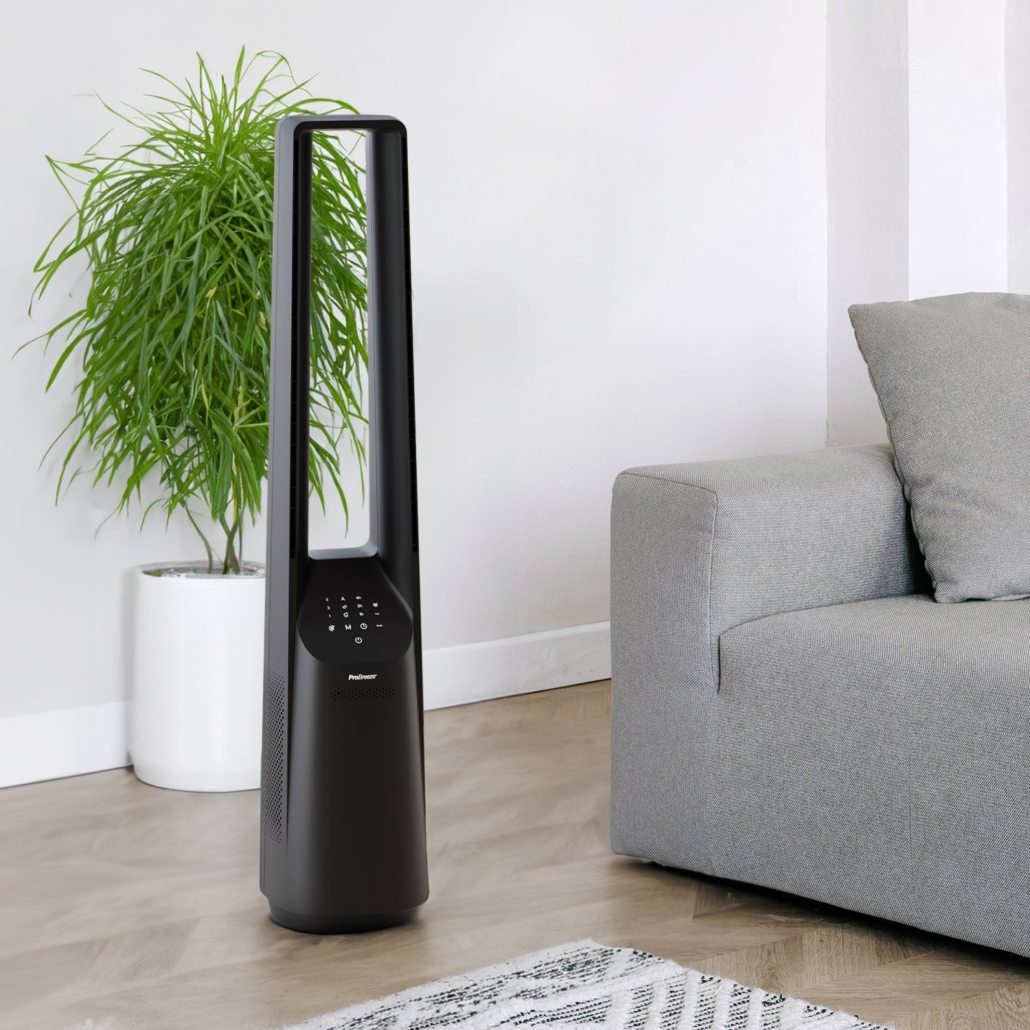 Refurbished - 40" Bladeless Tower Fan - Black
