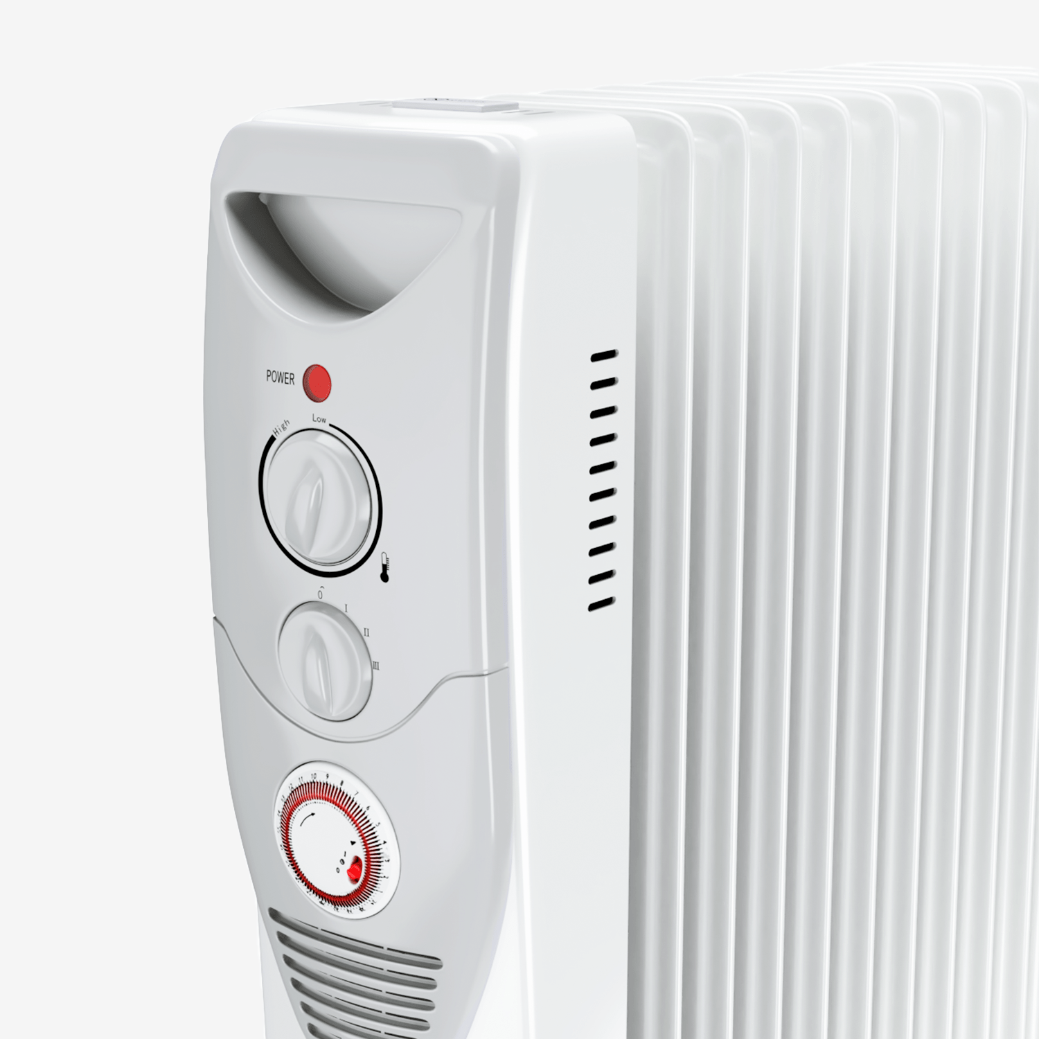 Refurbished - 2500W Oil Filled Radiator with 11 Fins