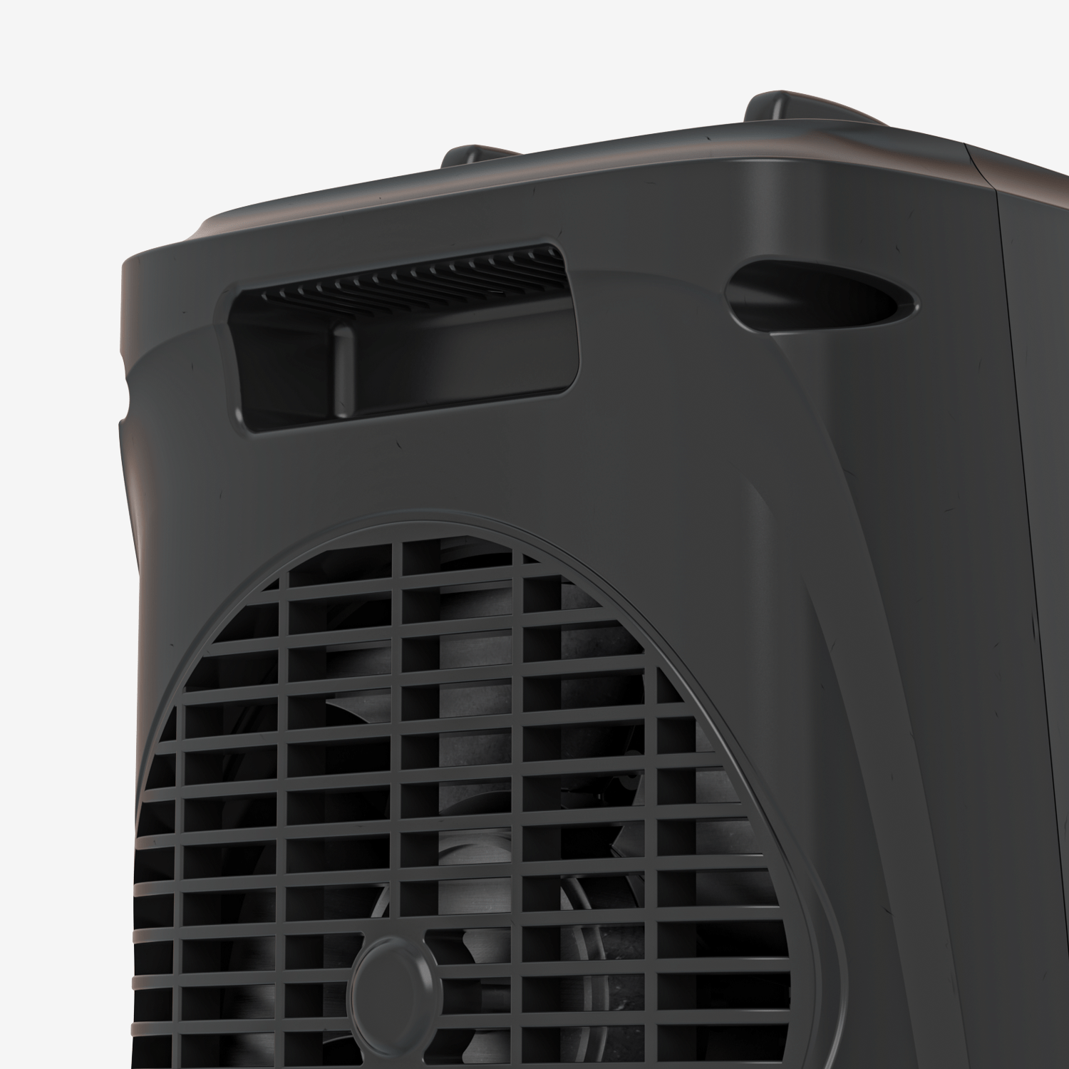 Refurbished - 2000W Mini Ceramic Fan Heater - Black