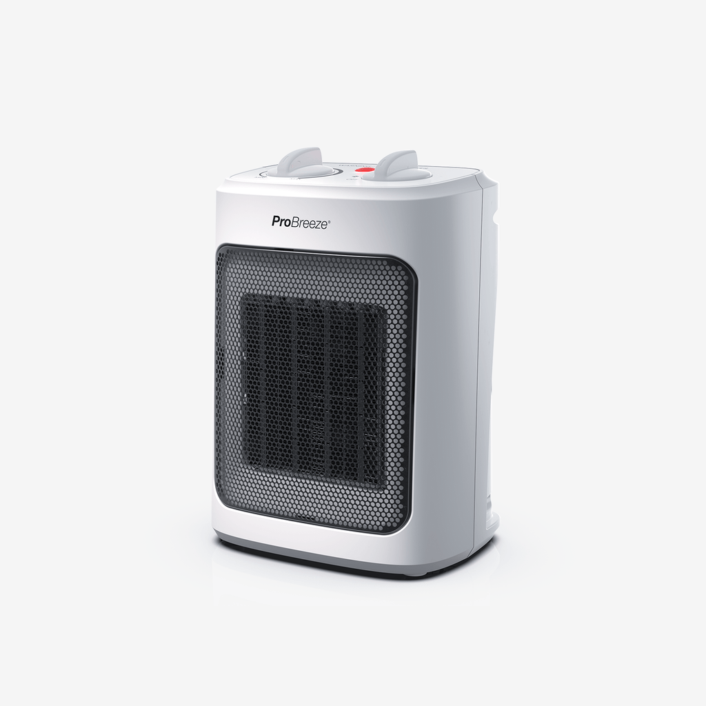 2000W Mini Ceramic Fan Heater - White
