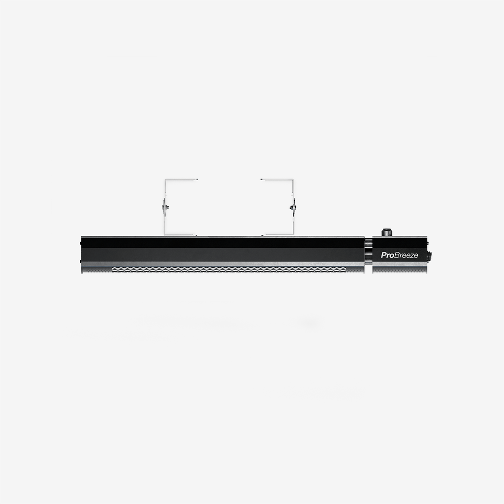 Refurbished - Wall Mounted Infrared Patio Heater with Remote Control and 2 Heat Settings