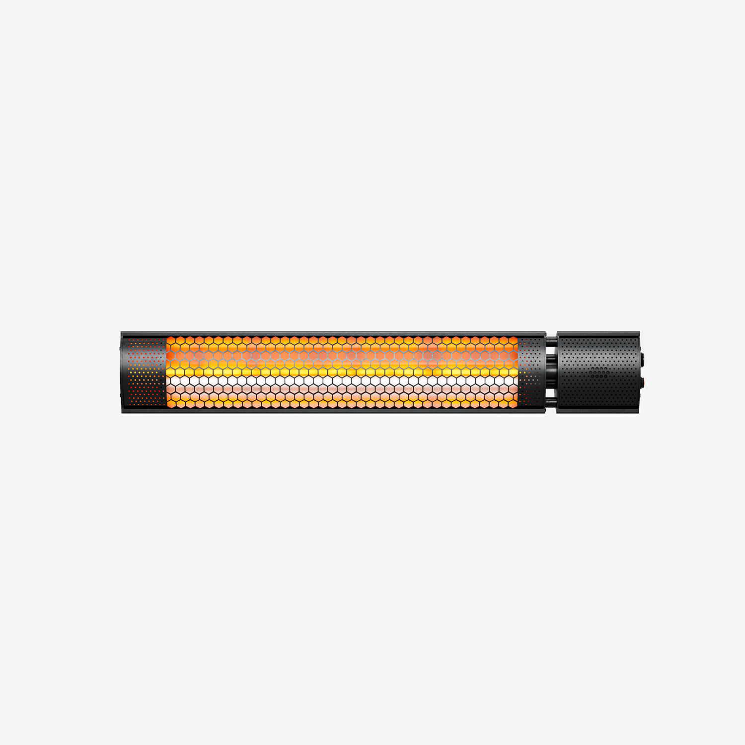 Refurbished - Wall Mounted Infrared Patio Heater with Remote Control and 2 Heat Settings