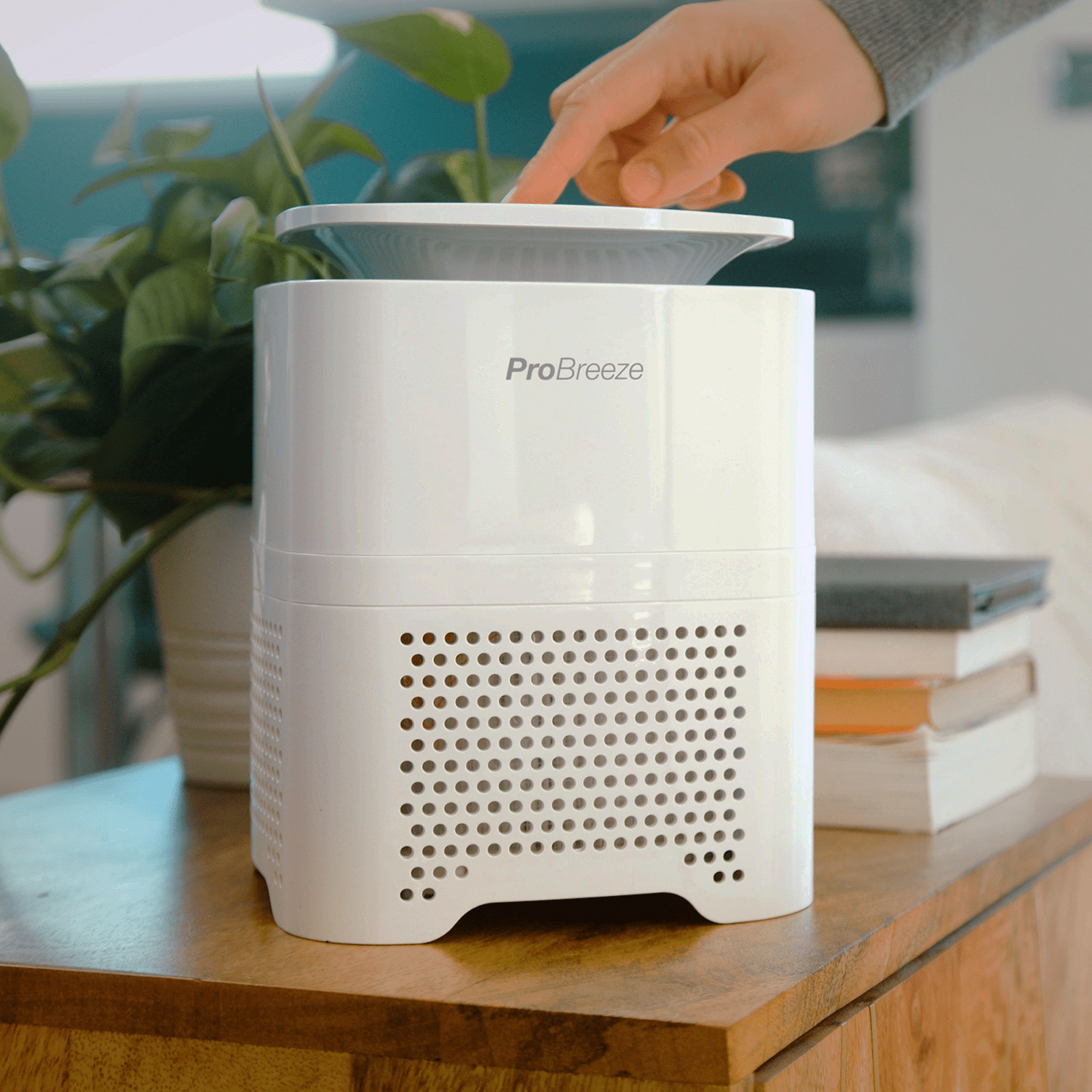 Refurbished - 4-in-1 Air Purifier - True HEPA Filter with Negative Ion Generator